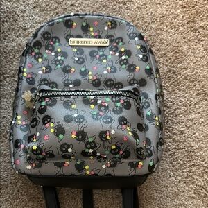Hot Topic Gray and Black Backpack with Stylish Design